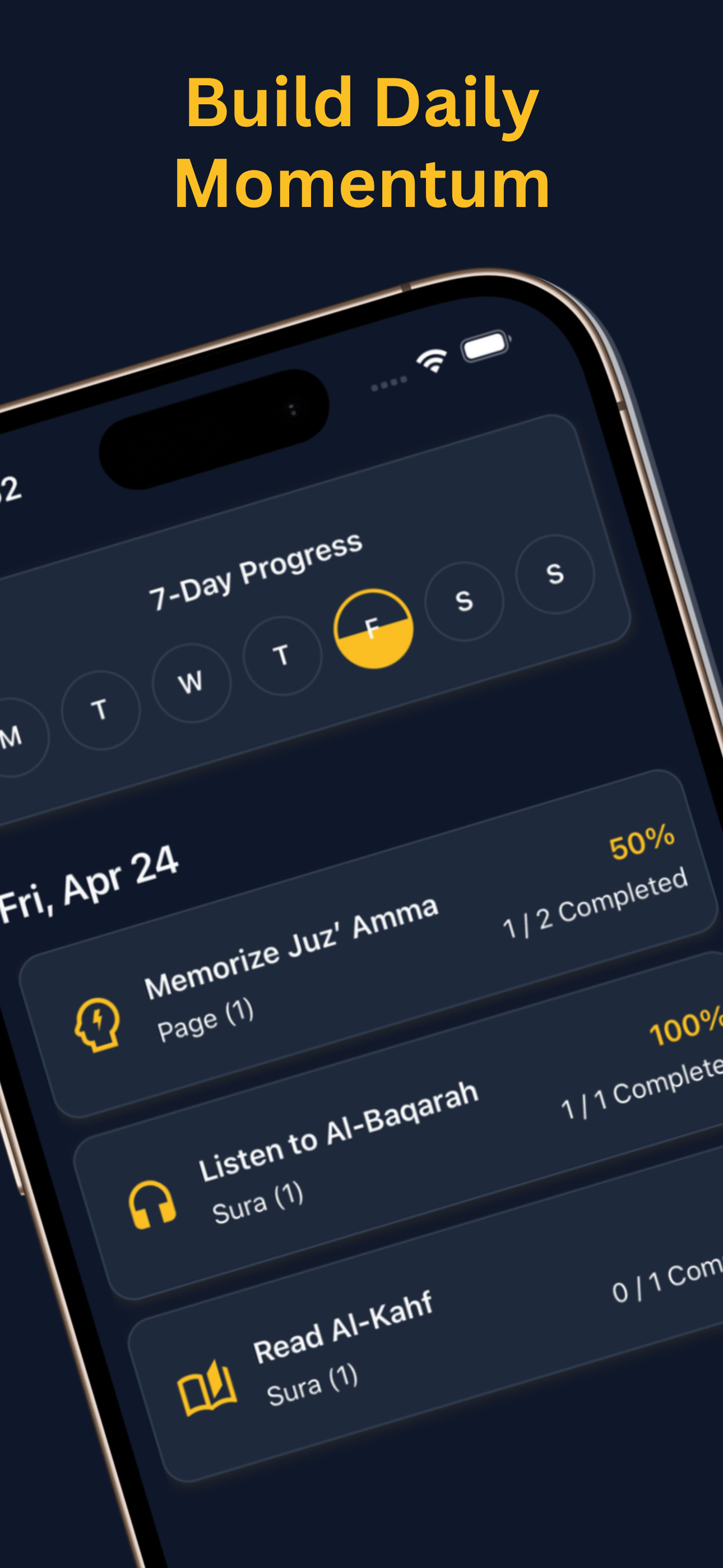 Qurany reflections screen
